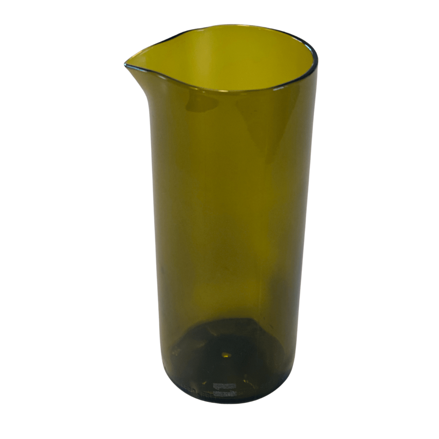 Karaffel olive glas 18 cm